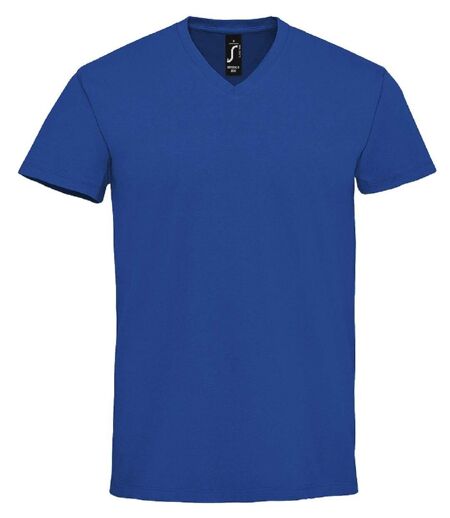 T-shirts col V manches courtes - Homme - 02940 - bleu roi