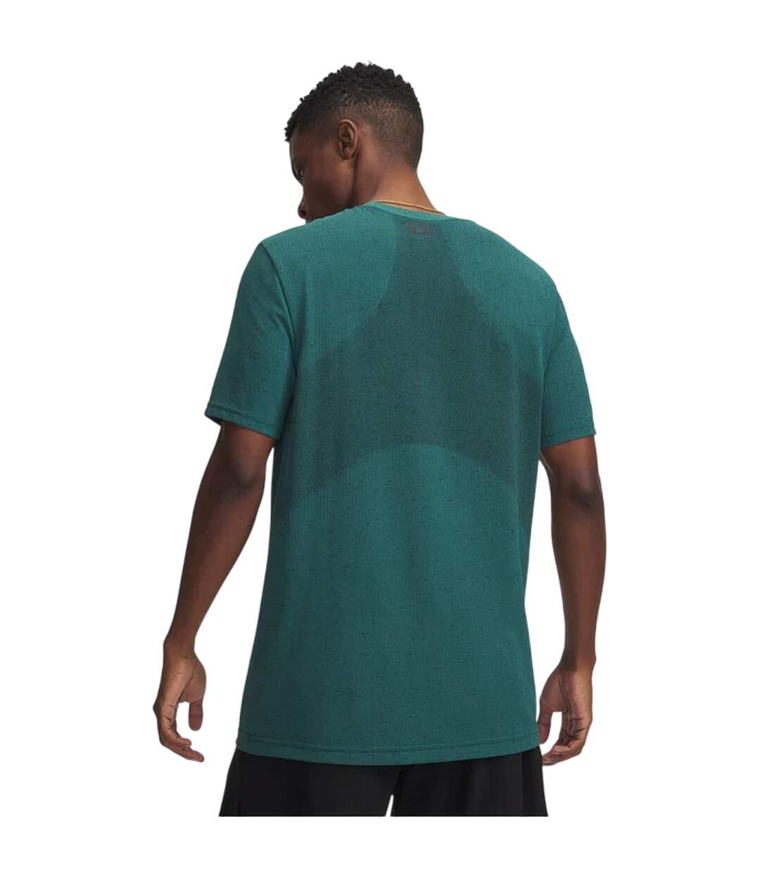 Mens Vanish Seamless T-shirt Green Black Under Armour-2
