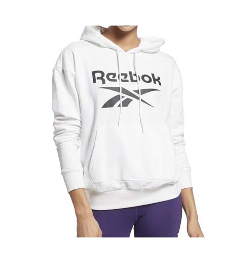 Sweat blanc femme reebok french terry - m