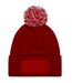 Beechfield - Bonnet  SNOWSTAR - Unisexe (Rouge/blanc) - UTBC4138