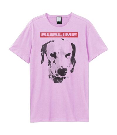 T-shirt What Want Dalmation Adulte Rose Amplified