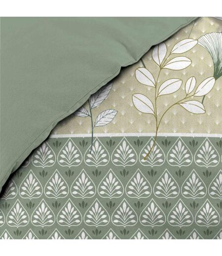 Parure de Lit 3 Pièces Poetine 240x220cm Vert