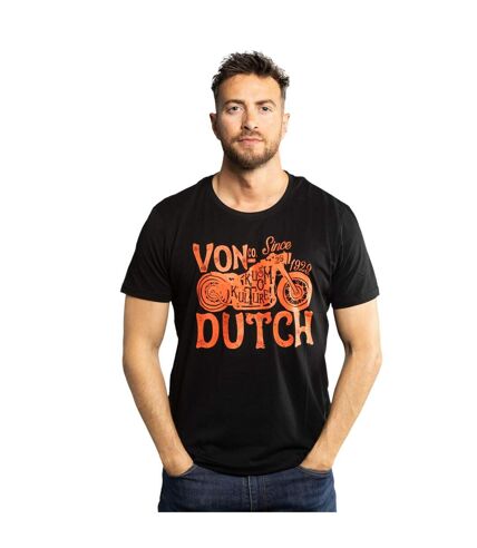 T-shirt col rond en coton homme Logo Vondutch