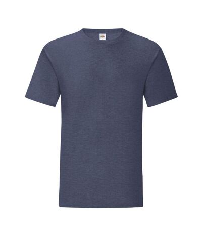 Mens iconic 150 t-shirt heather navy Fruit of the Loom