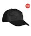 Lot de 2  casquettes unies adulte noir Result