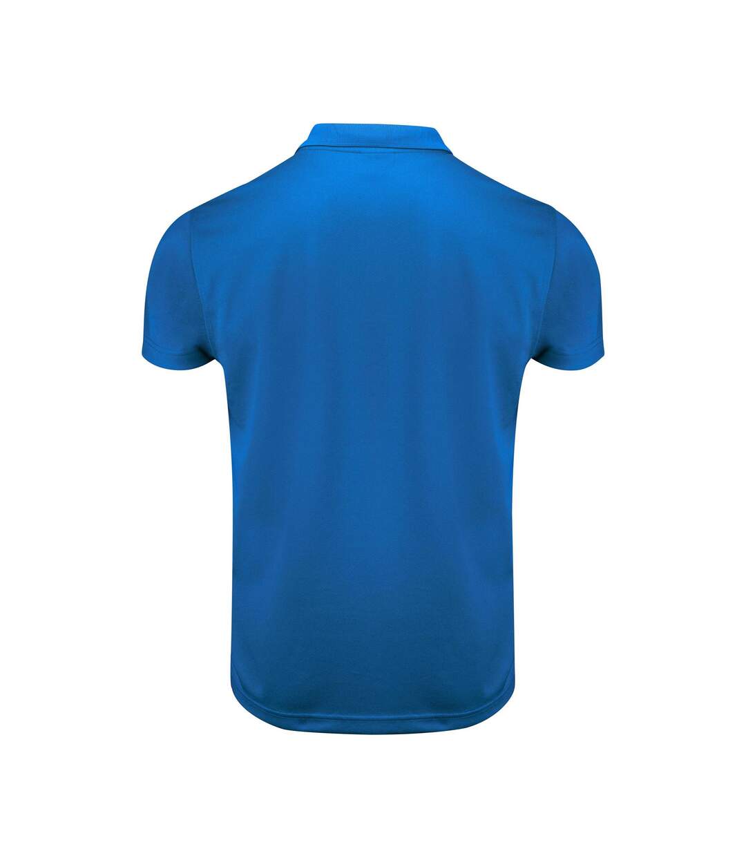 Mens Smash Polo Shirt Bright Blue Printer RED-2