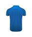 Mens Smash Polo Shirt Bright Blue Printer RED-2