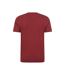 Mens Linear Organic T-shirt Dark Burgundy Mountain Warehouse-2