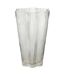 Vase Design en Verre Clara 26cm Transparent-1