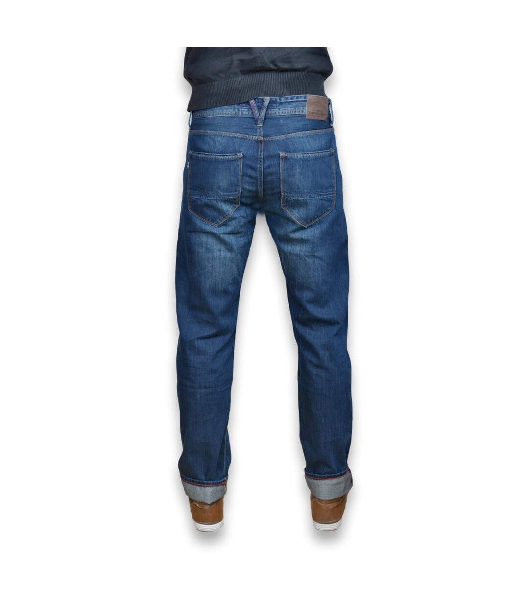 Jean homme  coupe régular fit droite 5 poches-2