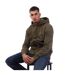 Veste À Capuche Style Logo Bouclier Homme Vert Gant-1