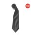 Premier Colours Mens Satin Clip Tie (Pack of 2) (Dark Grey) (One size) - UTRW6940