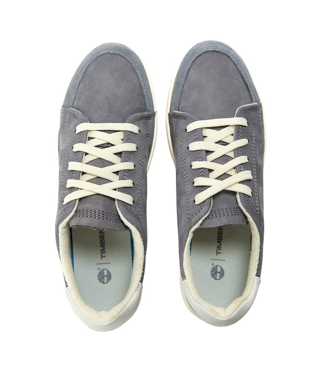 Womens/ladies Leather Trainers Purple Timberland-3
