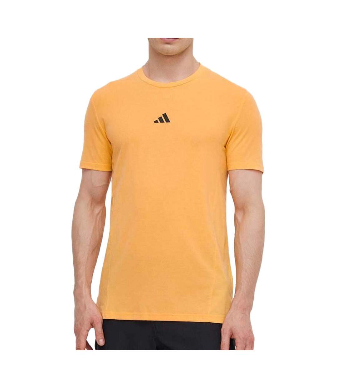 T-shirt Jaune Homme Adidas Adizero - L-1