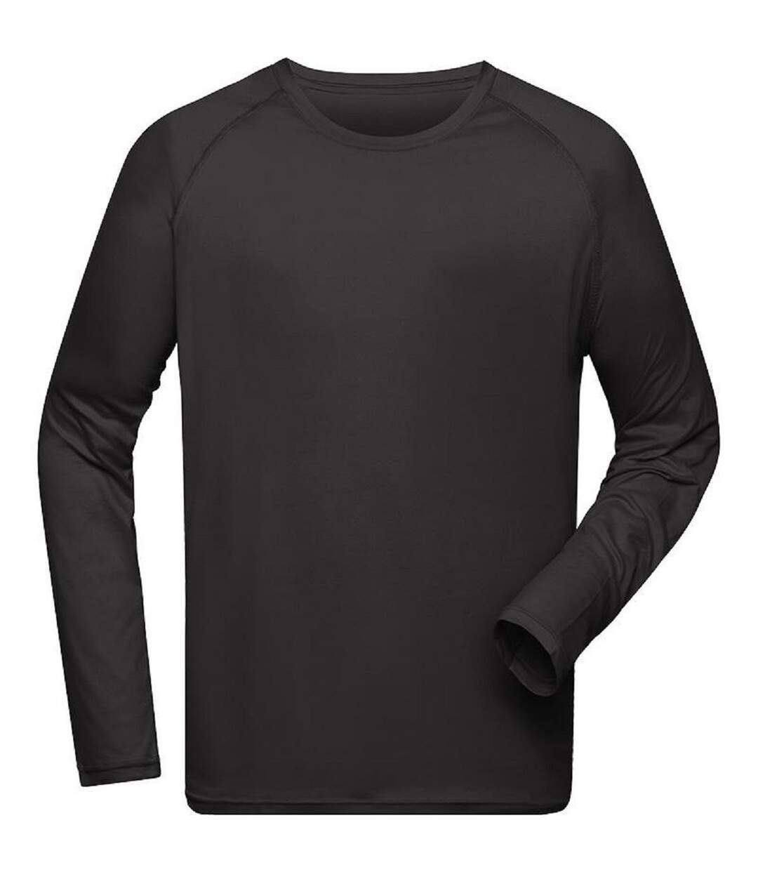 Maillot running en polyester recyclé - Homme - JN522 - noir-1