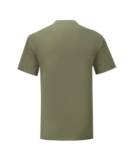 Fruit of the Loom Mens Iconic Premium Ringspun Cotton T-Shirt (Classic Olive) - UTBC5183