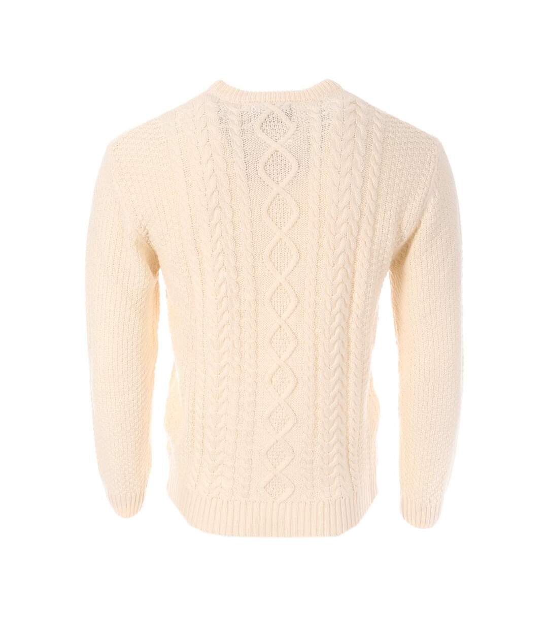 Pull écru homme paname brothers irlandais-2