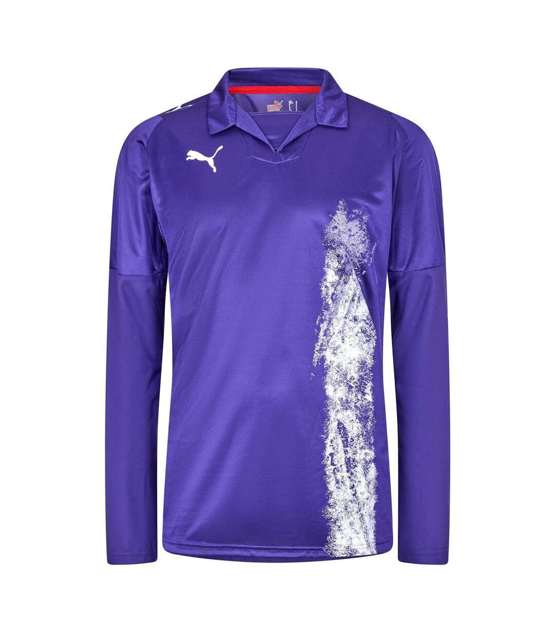 Mens Esito Ii Contrast Long-sleeved Football Jersey Purple Puma-1