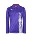 Mens Esito Ii Contrast Long-sleeved Football Jersey Purple Puma-1