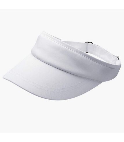 Beechfield Unisex Sports Visor / Headwear (Pack of 2) (White) - UTRW6706