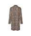 Robe noire/marron femme pieces grace-2
