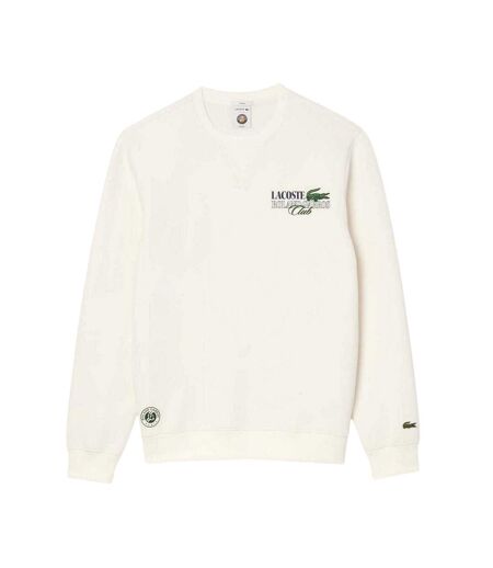 Sweat Roland Garros Edition Adulte Crème Lacoste