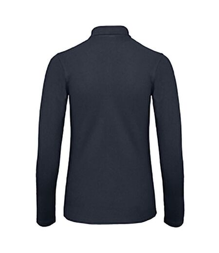 B&C ID.001 Womens/Ladies Long Sleeve Polo (Ultramarine)