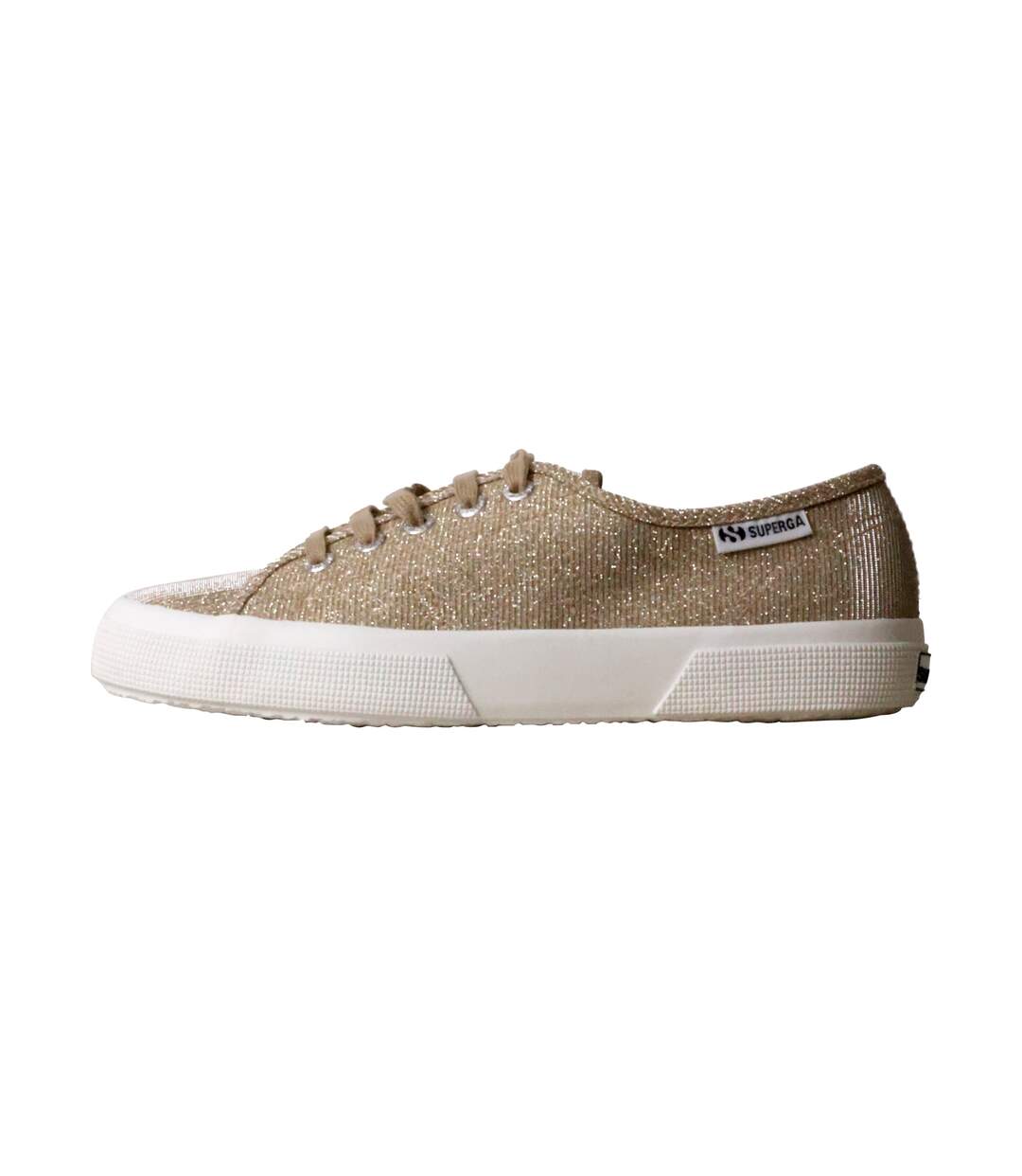 Basket à Lacets Superga Jersey Lame Leggera-1