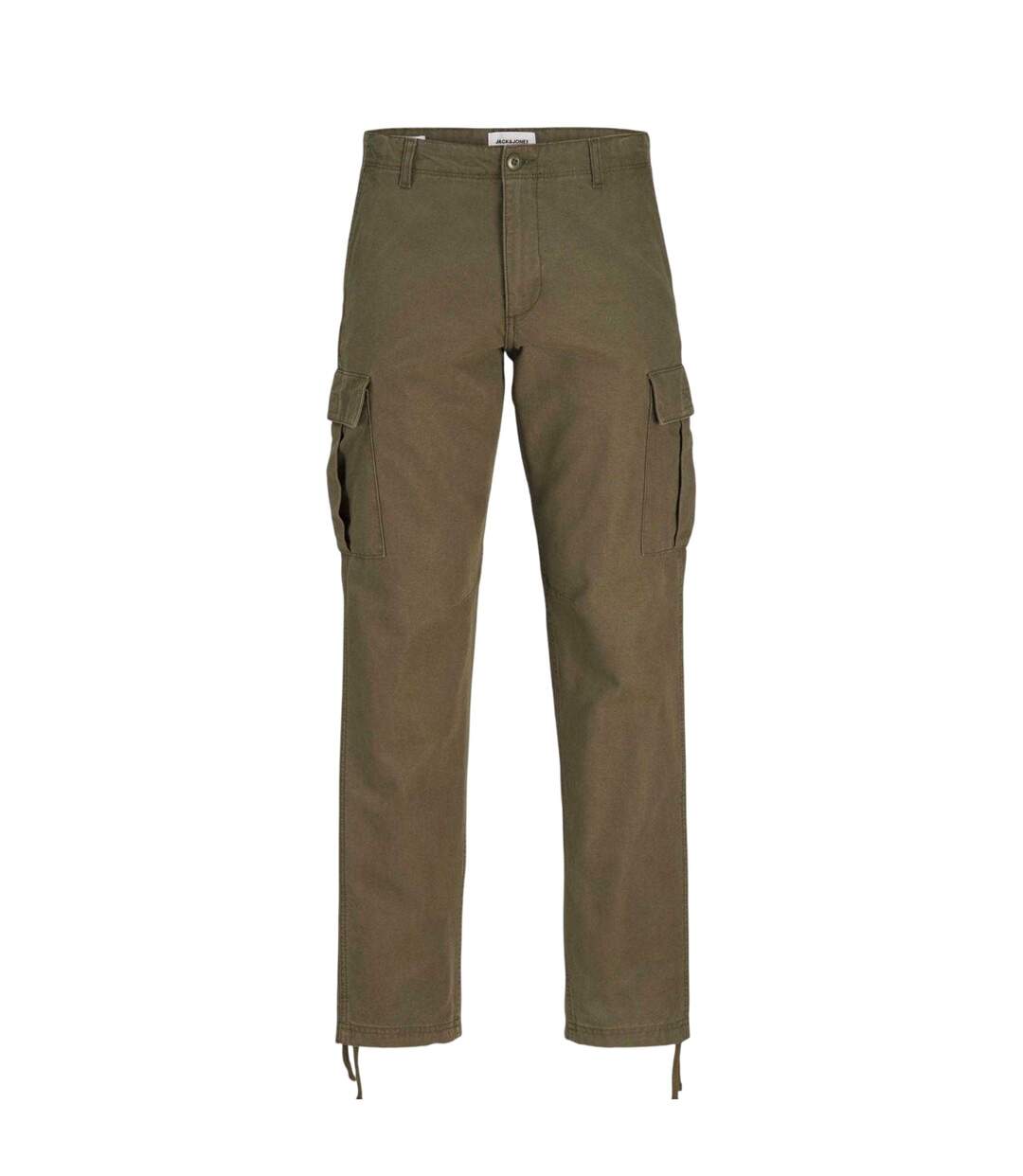 Pantalon À Poches Kane Barkley Homme Kaki Foncé Jack And Jones-2