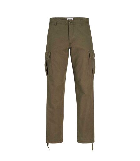 Pantalon À Poches Kane Barkley Homme Kaki Foncé Jack And Jones
