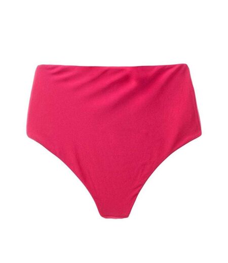 Bas De Maillot De Bain Motif/style Uni Palima Femme Rouge Aquawave