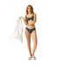 Womens/ladies Aceana Polka Dot Bikini Bottoms Black White Regatta-1