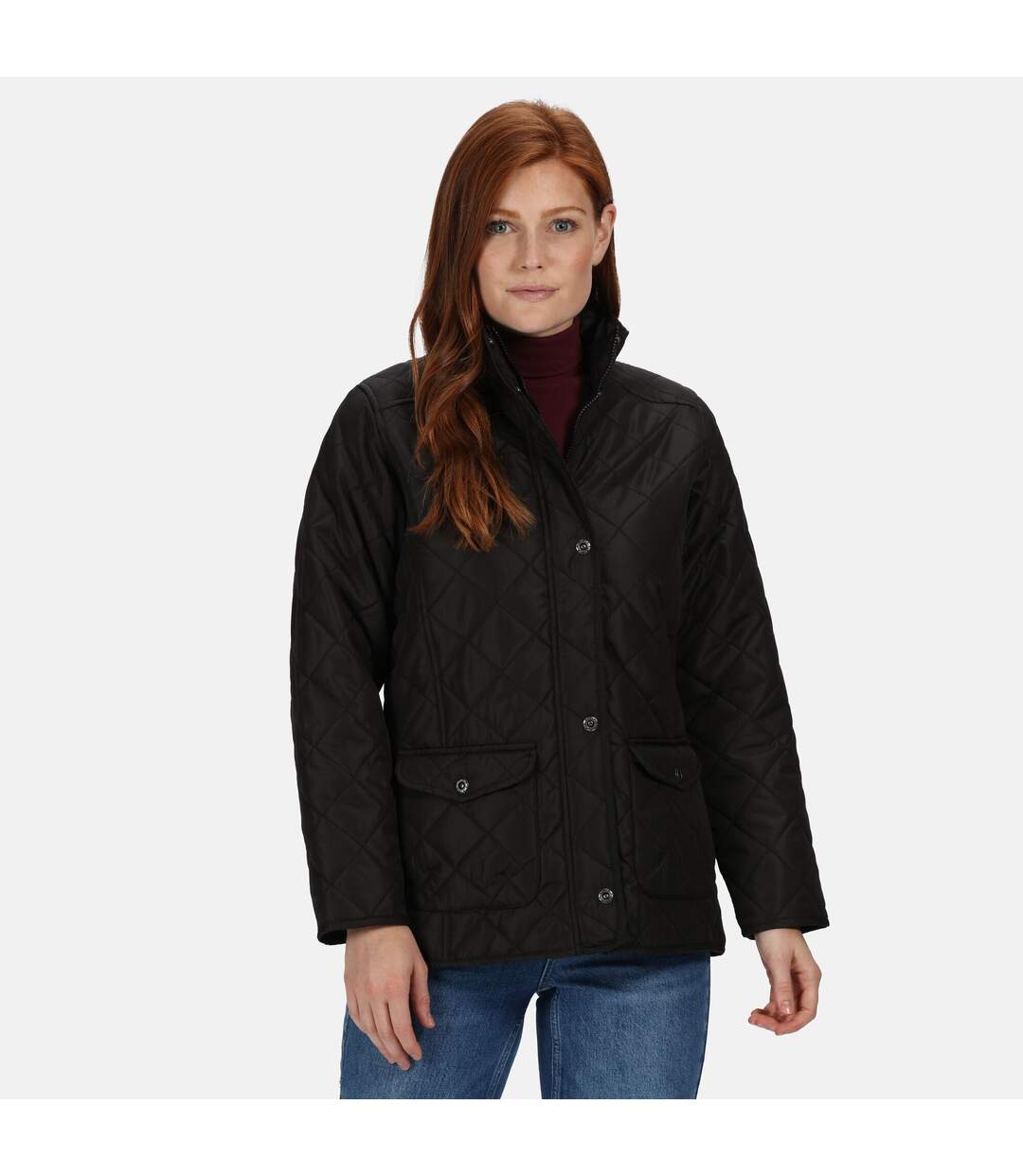 Regatta Womens/Ladies Tarah Quilted Jacket (Black) - UTRG5423