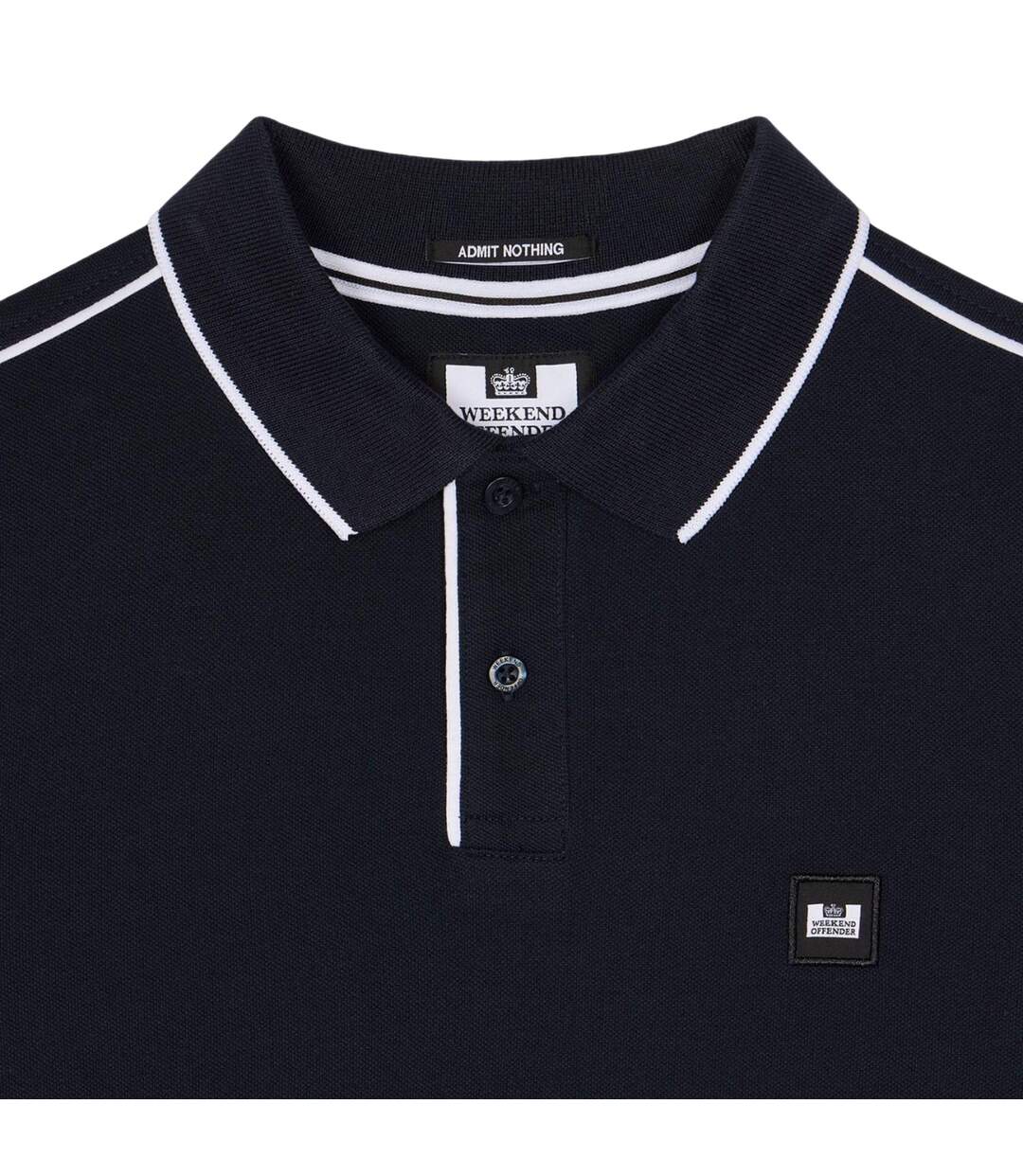 Polo Astola Homme Bleu Marine Blanc Weekend Offender-4