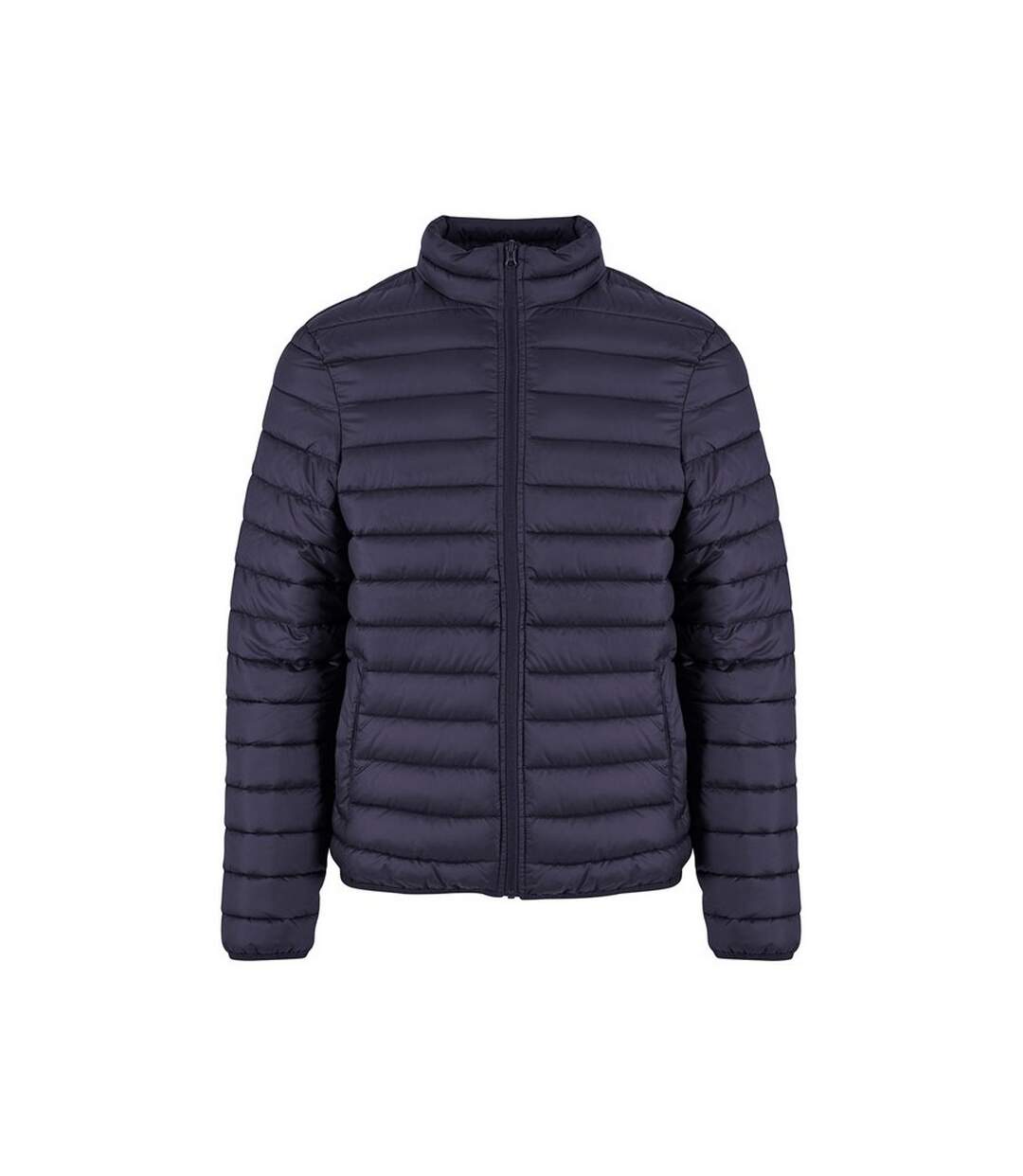 Mens lightweight puffer jacket navy New Morning Studios-1