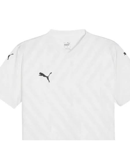 Mens Teamglory Jersey T-shirt White Black Grey Puma