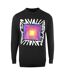 Unisex Adult Asymmetric Sweatshirt Black Cavalli Class-1