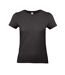 B&C Womens/Ladies E190 T-Shirt (Black)