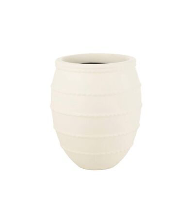 Cache-Pot en Terre Cuite Theron 70cm Blanc