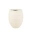 Cache-Pot en Terre Cuite Theron 70cm Blanc-1