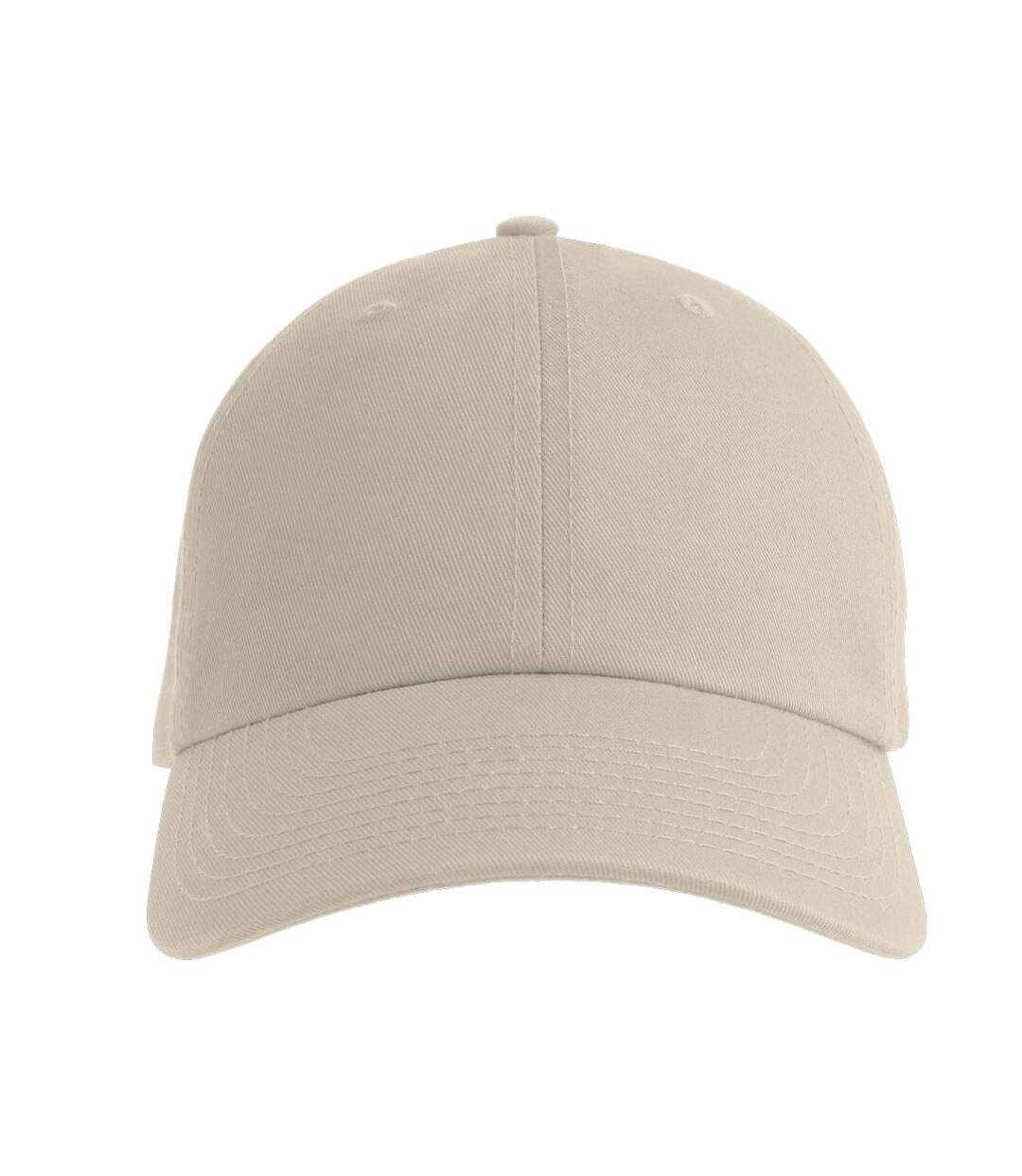 Casquette De Baseball Fraser Beige Gris Atlantis Headwear-1