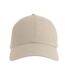 Casquette De Baseball Fraser Beige Gris Atlantis Headwear-1