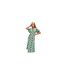 Womens/ladies Geometric Tie Detail Midi Dress Multicoloured AX Paris-1