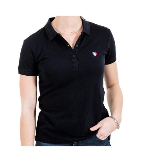 Polo noir femme teddy smith piloco - m