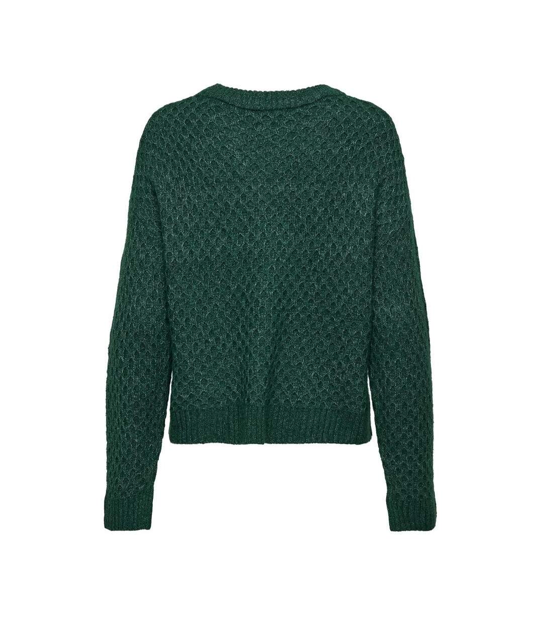 Pull vert foncé femme jdy bigum - l-2