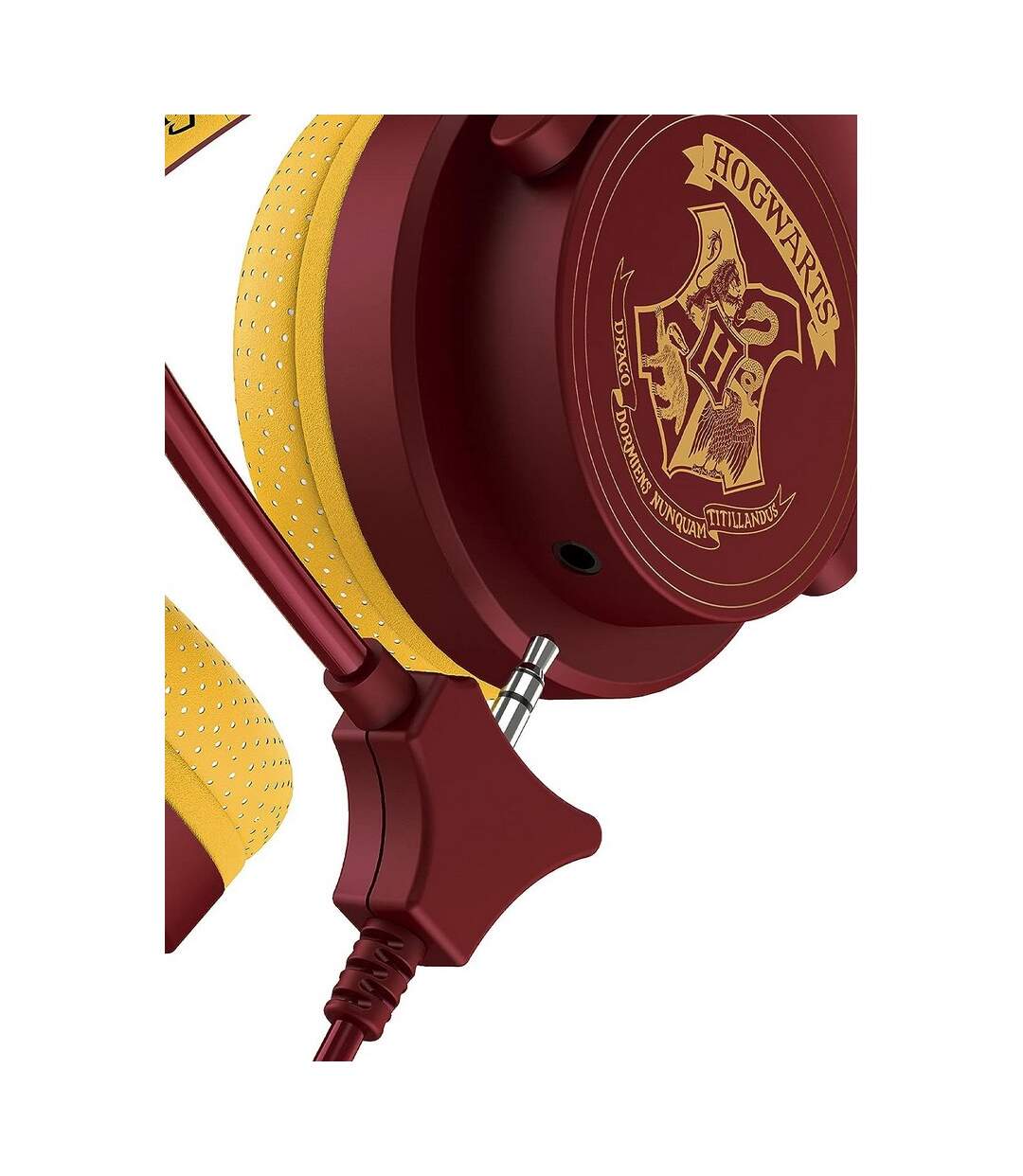 Casque interactif enfant taille unique bordeaux / jaune Harry Potter-3