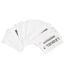 Jeu de 50 Cartes Dilemme 9cm Blanc & Noir-1