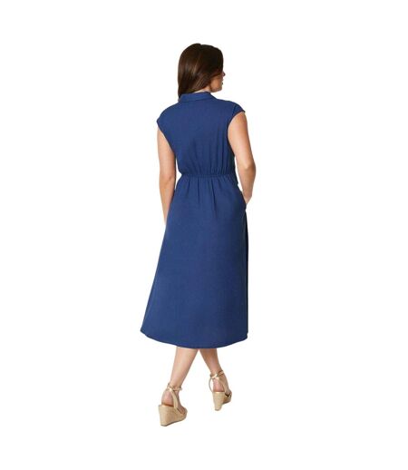 Robe mi-longue femme bleu Principles