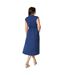 Robe mi-longue femme bleu Principles-2