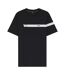 Mens Colour Stripe Regular T-shirt Dark Blue Boss-2